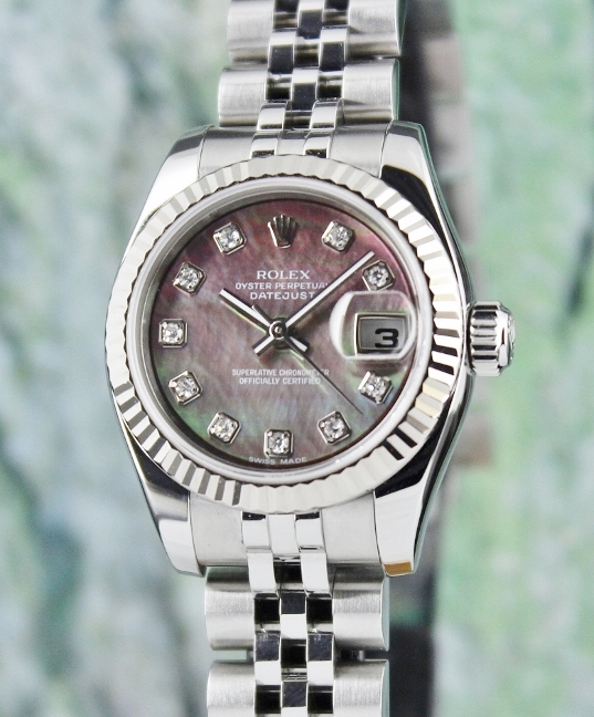 (image for) ROLEX LADY SIZE OYSTER PERPETUAL DATEJUST - MOP/ 179174
